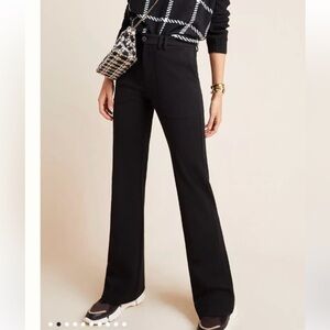 Anthropologie Black Essential Trousers